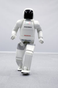 ASIMO, a humanoid robot created by Honda